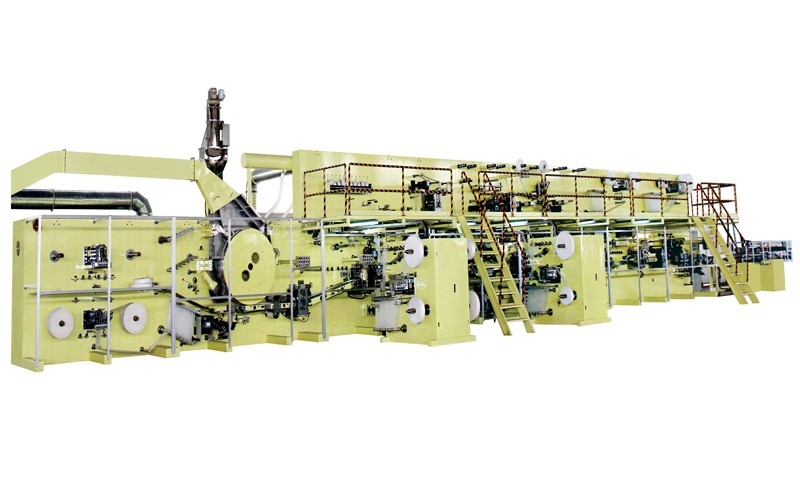 Hygiene product production line